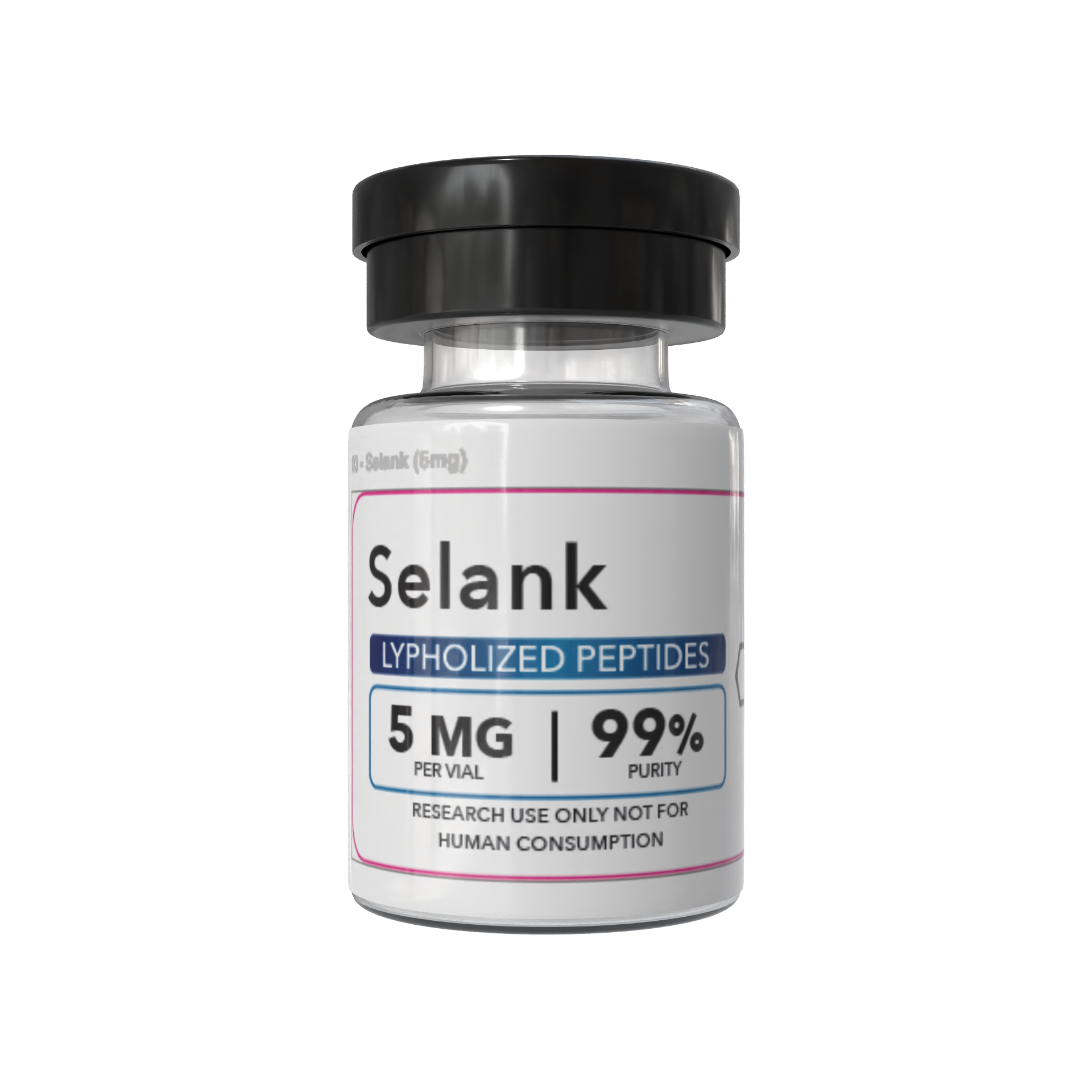 Selank research vial